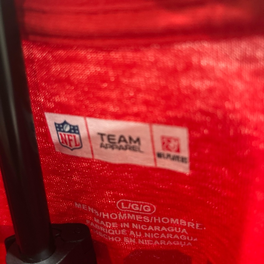 NFL Red Team Apparel Crewneck Shirt